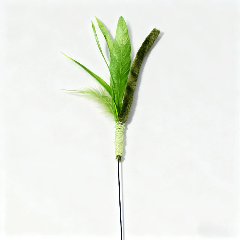 Foxtail Cat Teaser Wand with Bell
