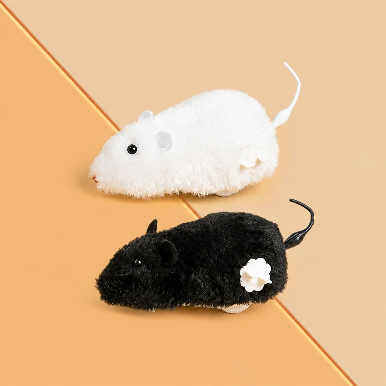 Wind-Up Plush Mouse Cat Toy