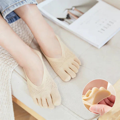 🔥LAST DAY -BUY 1 GET 1 FREE-Up to 49% OFF Today Only!🎁Unisex Invisible Shaping Five-Toe Socks