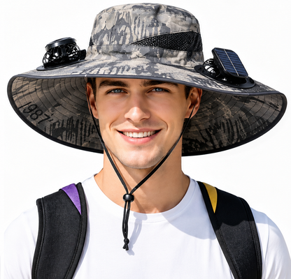 🔥🔥 FLASH SALE: Get the Solar Fan Sun Hatat 49% OFF Today!⚡
