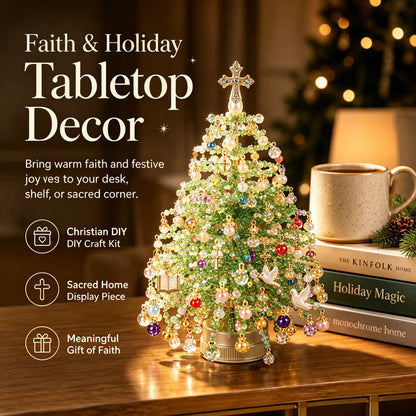 🎄✨ DIY Beaded Christmas Tree Kit– 🎅Create your own sparkling Christmas decorations