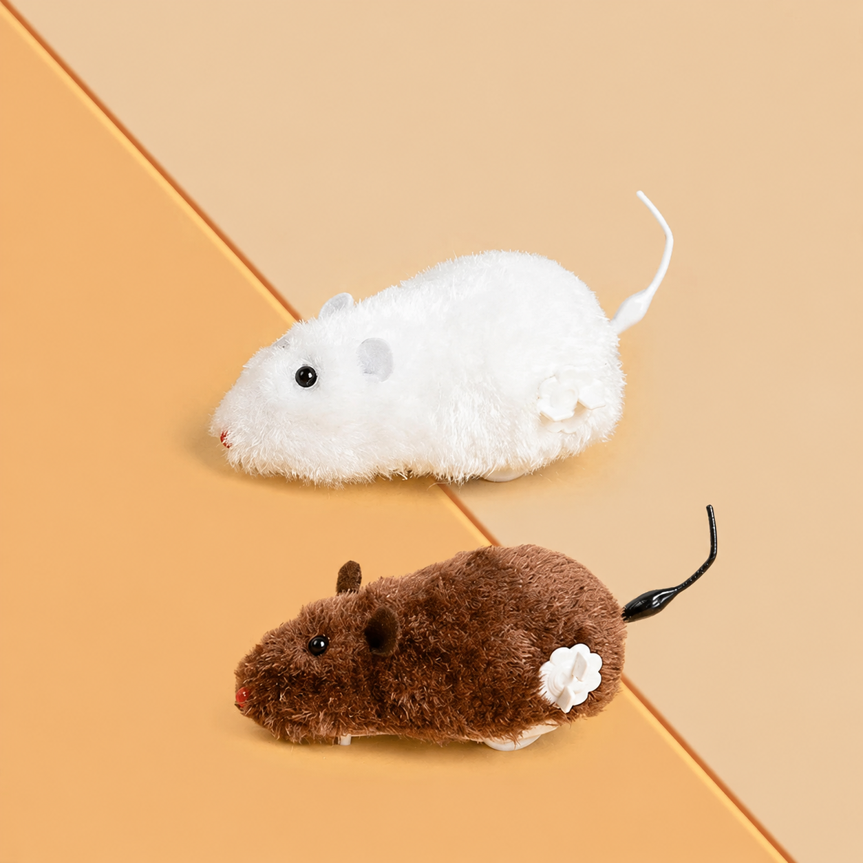 Wind-Up Plush Mouse Cat Toy