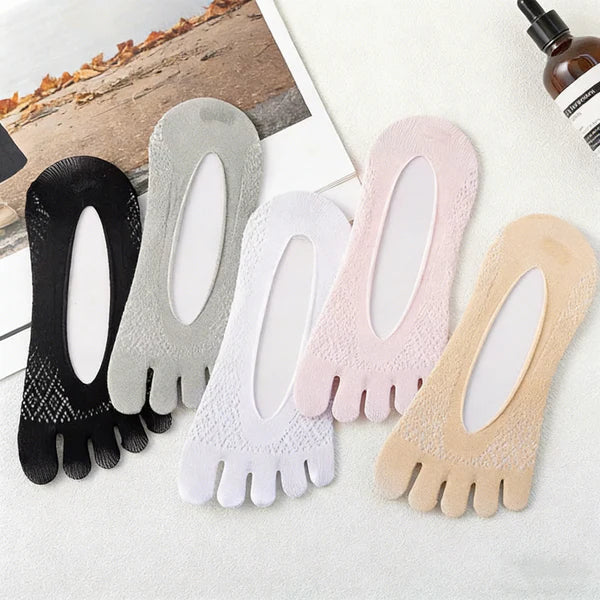 🔥LAST DAY -BUY 1 GET 1 FREE-Up to 49% OFF Today Only!🎁Unisex Invisible Shaping Five-Toe Socks