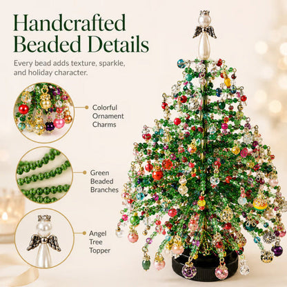 🎄✨ DIY Beaded Christmas Tree Kit– 🎅Create your own sparkling Christmas decorations
