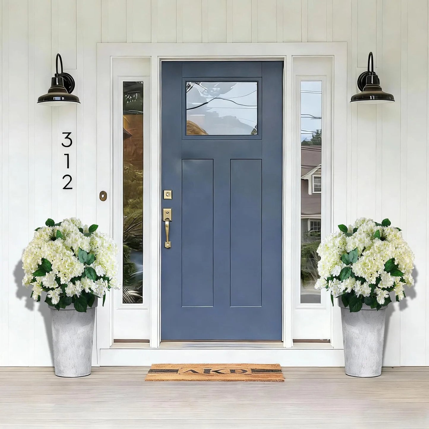 🔥LAST DAY- BUY 1 GET 1 FREE-Up to 49% OFF Today Only! 🌼 Artificial hydrangeas for outdoor use – UV-resistant, waterproof and wind-resistant 💐🌸