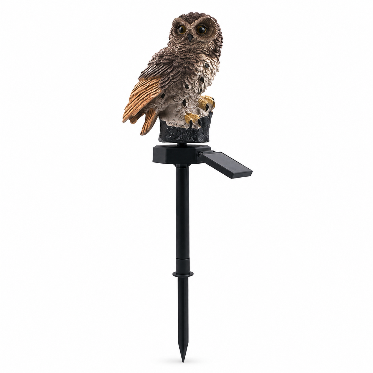 🔥LAST DAY -BUY 1 GET 1 FREE-$19.99 EACH🎁Waterproof Solar Owl Light – LED Pathway Light for Lawn, Garden & Outdoor Decor