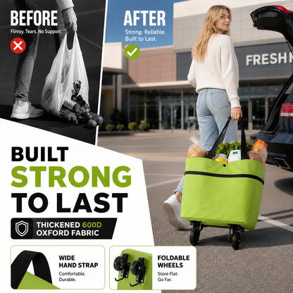 🔥LAST DAY -Up to 49% OFF Today Only!🎁Foldable 2-in-1 Shopping Bag