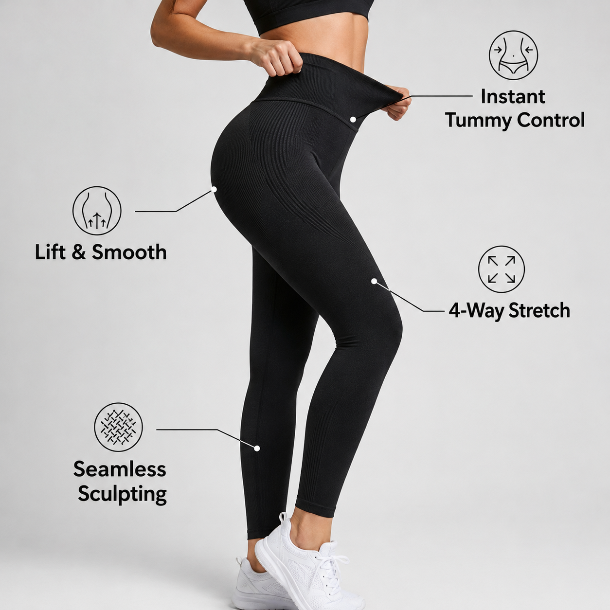 🔥LAST DAY- BUY 1 GET 1 FREE-Up to 49% OFF Today Only! 🎁3D Slim, Lift & Smooth Leggings