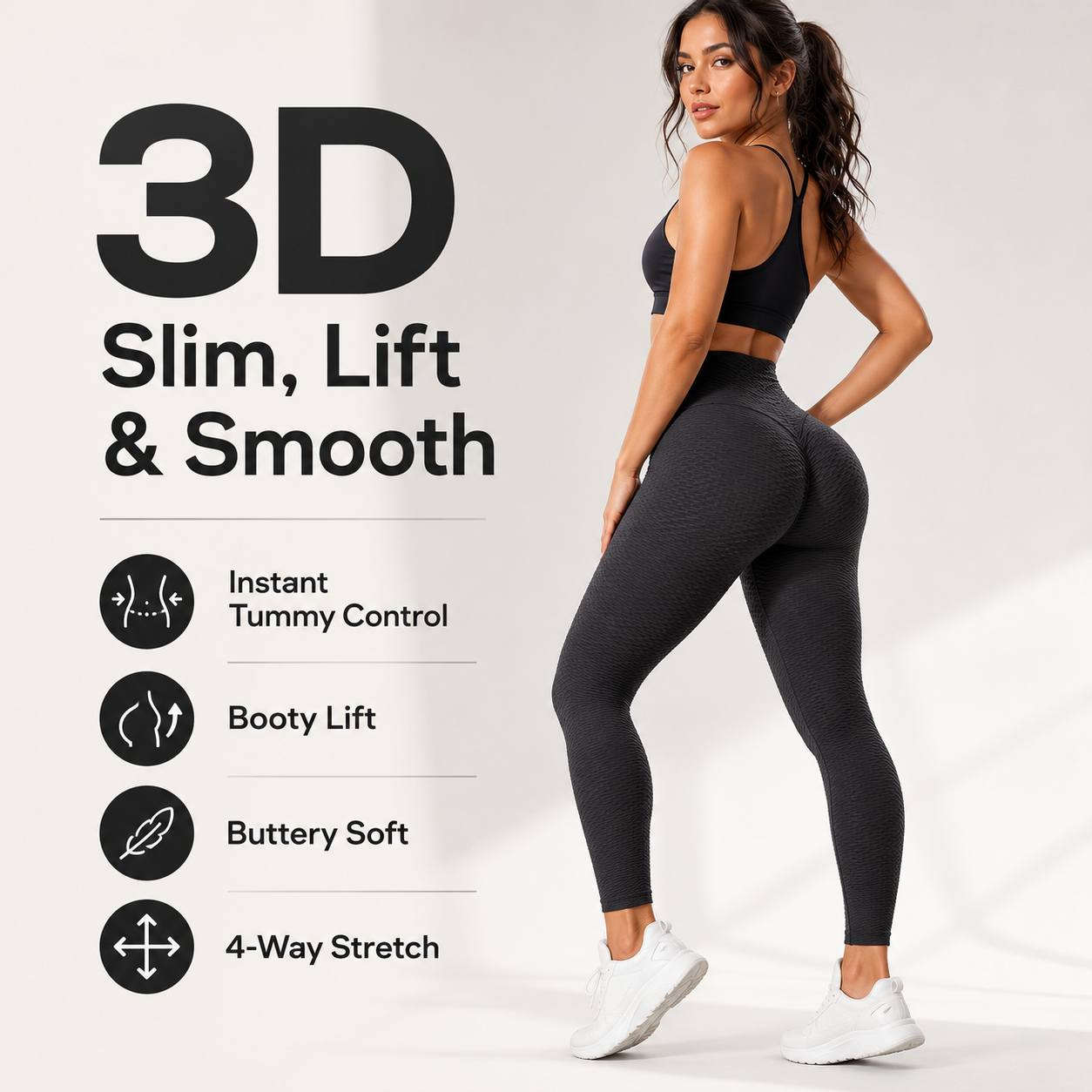 🔥LAST DAY- BUY 1 GET 1 FREE-Up to 49% OFF Today Only! 🎁3D Slim, Lift & Smooth Leggings