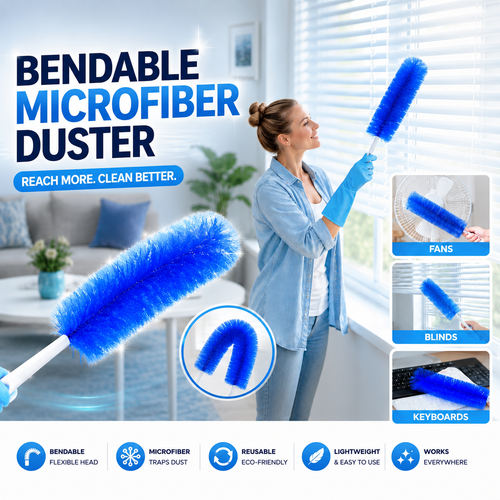 🔥LAST DAY -BUY 2 GET 4 FREE-$5.5 EACH🎁The Ultimate Bendable Microfiber Dust Remover