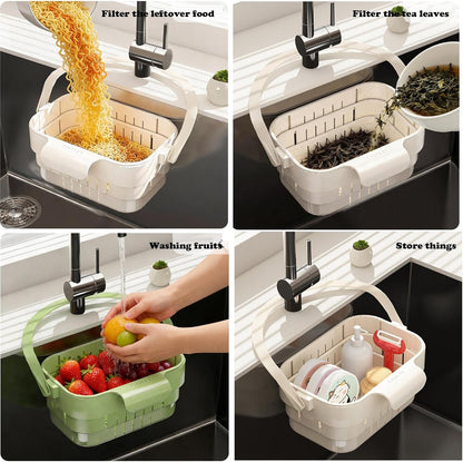 🔥LAST DAY -BUY 1 GET 1 FREE-$16.49 EACH🎁Foldable Hanging Sink Drain Basket
