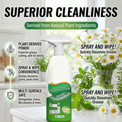 🔥🔥 Melt Tough Grease Instantly -49% OFF Today only!🧼Heavy-Duty Kitchen Oil Stain Cleaner & Degreaser - Dual-Effect Foam Spray