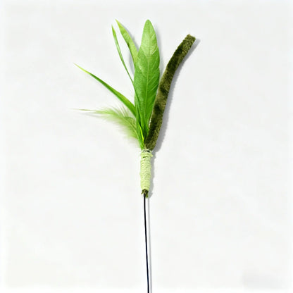 Foxtail Cat Teaser Wand with Bell