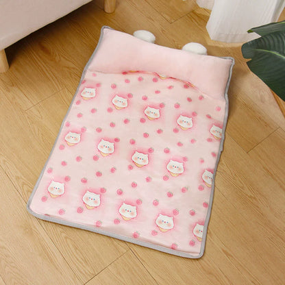 Cooling Ice Silk Pet Mat Bed