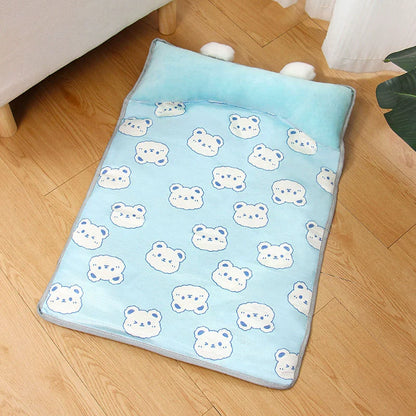 Cooling Ice Silk Pet Mat Bed