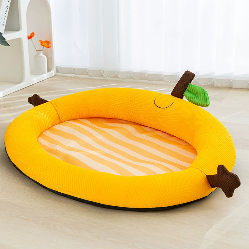 Summer Cooling Fruit Pet Bed
