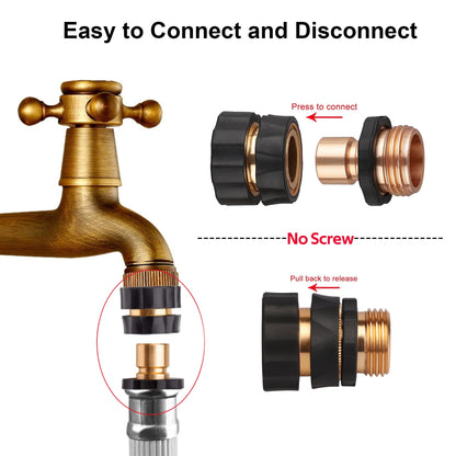 🔥LAST DAY -BUY 2 GET 2 FREE-$7.5 EACH🎁 Garden Hose Quick Connectors