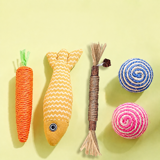 Interactive Catnip Toy Gift Set