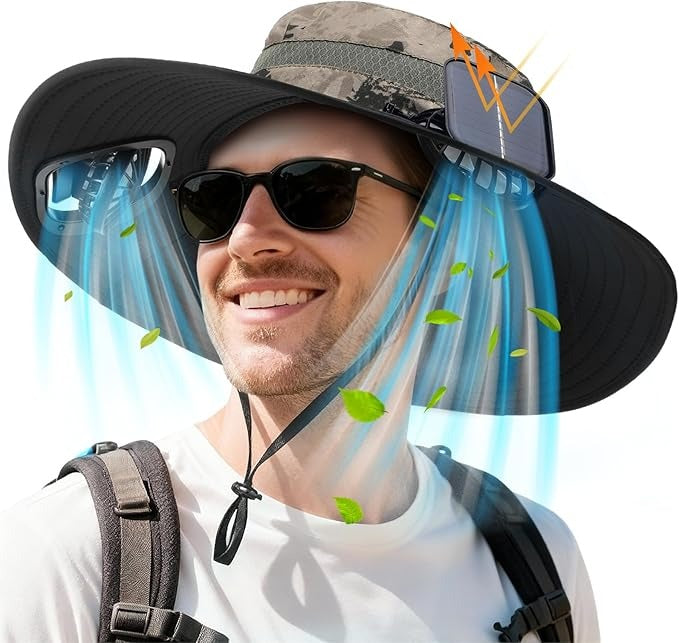 🔥🔥 FLASH SALE: Get the Solar Fan Sun Hatat 49% OFF Today!⚡