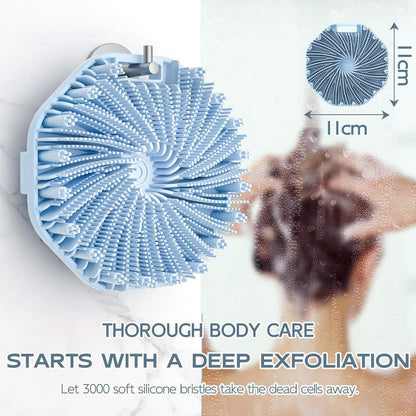 🔥Last day Buy 1 get 1 free—$12.49 each🌊 FOUARNNVAEILL™ Antibacterial Eco-Friendly Silicone Body Scrubber