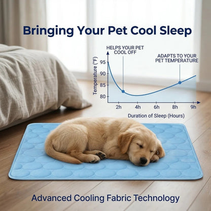 ❄️ ❄️ Instant Relief from Hot Days - Up to 49% OFF Today Only! 🐱Pet Cooling Mat Made of Ice Silk