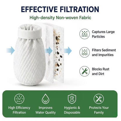 🔥LAST DAY -BUY 2 GET 2 FREE-$8.24 EACH🎁Faucet Water Filter Pads Set with Cable Ties