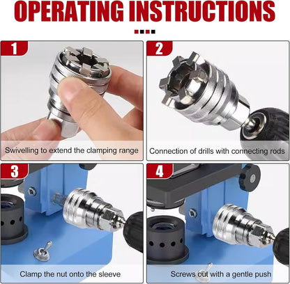 🔥🔥 FLASH SALE: Get the Universal Wrench Set at 49% OFF Today!⚡Adjustable 10–19 mm socket set + 3/8" extension bar