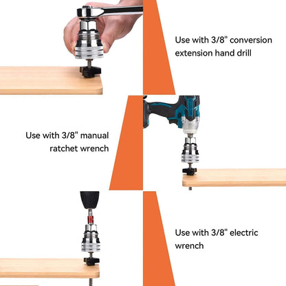 🔥🔥 FLASH SALE: Get the Universal Wrench Set at 49% OFF Today!⚡Adjustable 10–19 mm socket set + 3/8" extension bar