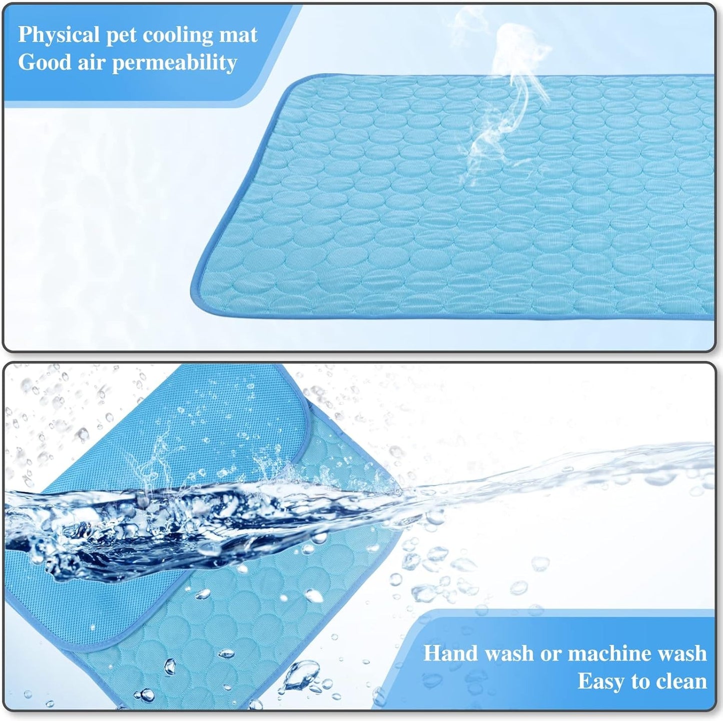 ❄️ ❄️ Instant Relief from Hot Days - Up to 49% OFF Today Only! 🐱Pet Cooling Mat Made of Ice Silk