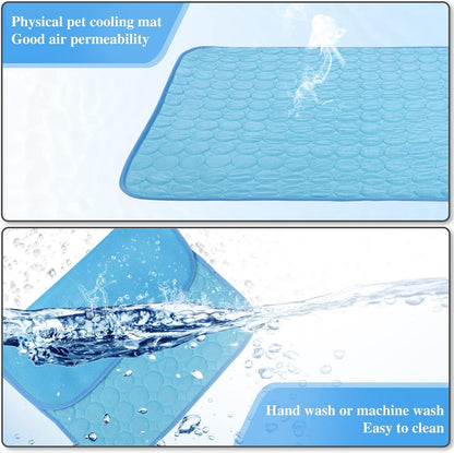 ❄️ ❄️ Instant Relief from Hot Days - Up to 49% OFF Today Only! 🐱Pet Cooling Mat Made of Ice Silk