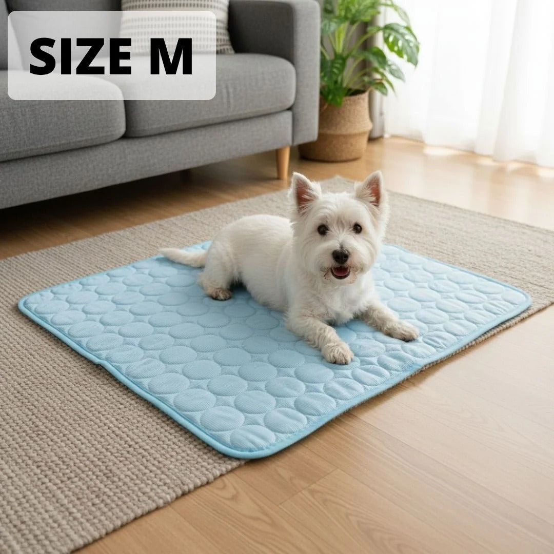 ❄️ ❄️ Instant Relief from Hot Days - Up to 49% OFF Today Only! 🐱Pet Cooling Mat Made of Ice Silk