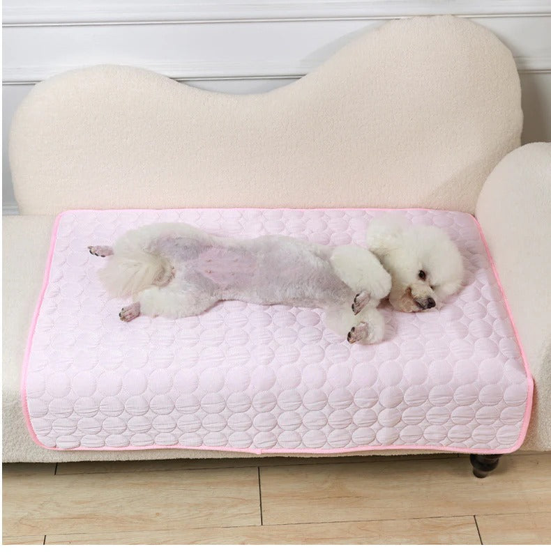 ❄️ ❄️ Instant Relief from Hot Days - Up to 49% OFF Today Only! 🐱Pet Cooling Mat Made of Ice Silk
