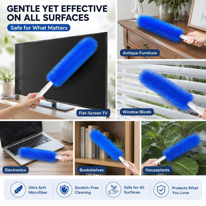 🔥LAST DAY -BUY 2 GET 4 FREE-$5.5 EACH🎁The Ultimate Bendable Microfiber Dust Remover