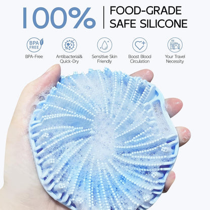 🔥Last day Buy 1 get 1 free—$12.49 each🌊 FOUARNNVAEILL™ Antibacterial Eco-Friendly Silicone Body Scrubber