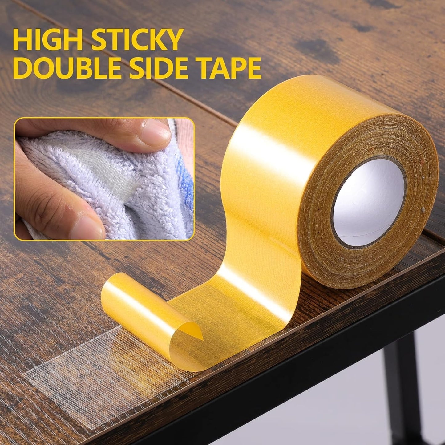 🔥LAST DAY -BUY 2 GET 2 FREE-$8.75 EACH🎁Double Sided Fabric Tape