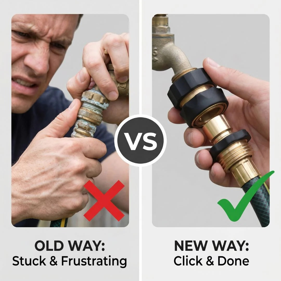 🔥LAST DAY -BUY 2 GET 2 FREE-$8.75 EACH🎁 Garden Hose Quick Connectors