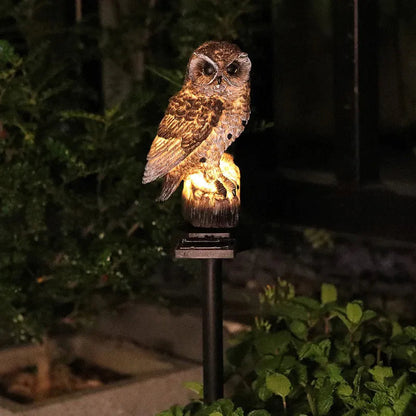 🔥LAST DAY -BUY 1 GET 1 FREE-$19.99 EACH🎁Waterproof Solar Owl Light – LED Pathway Light for Lawn, Garden & Outdoor Decor