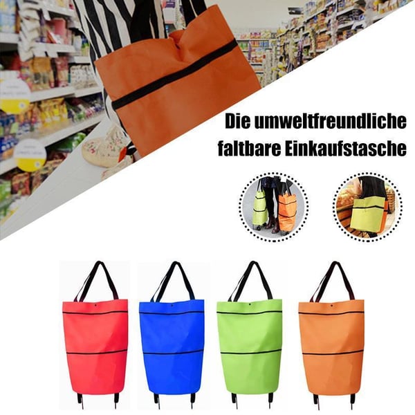 🔥LAST DAY -Up to 49% OFF Today Only!🎁Foldable 2-in-1 Shopping Bag