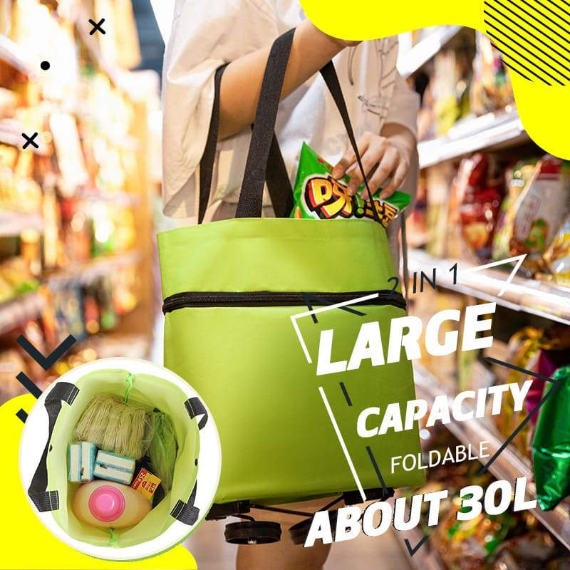 🔥LAST DAY -Up to 49% OFF Today Only!🎁Foldable 2-in-1 Shopping Bag