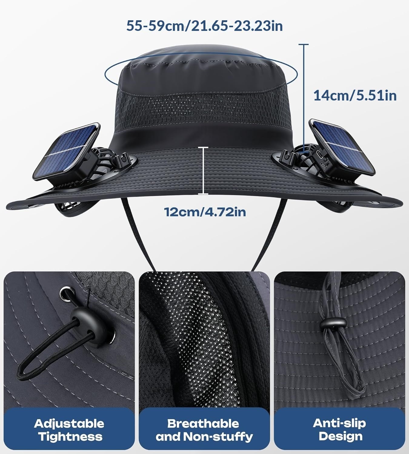 🔥🔥 FLASH SALE: Get the Solar Fan Sun Hatat 49% OFF Today!⚡